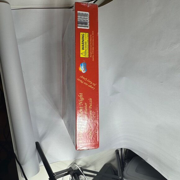 A Winters Silent Night 1000+ Piece Jigsaw Puzzle By Abraham Hunter 27" x 35" Sun - Picture 3 of 5